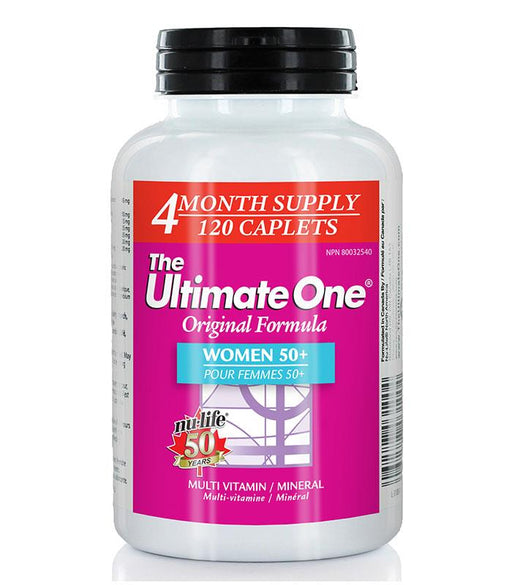 Nulife Ultimate One Multivitamin Women 50+ 120 Caplets. One a day Multivitamin & Mineral.