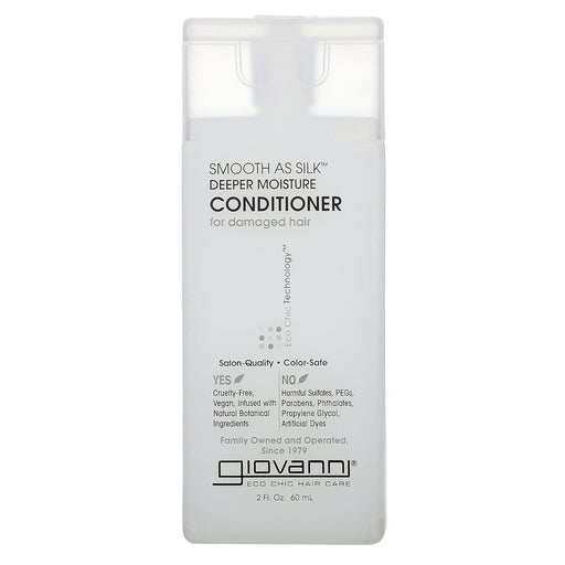 Giovanni Smooth As Silk Deep Moisture Conditioner 250ml. For Damaged Hair
