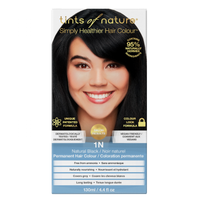 Tints of Nature Hair Colour Natural Black 1N 130 ml