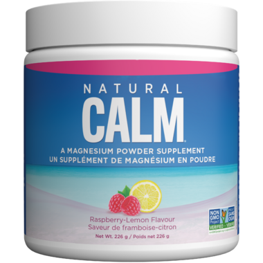 Natural Calm Magnesium Powder Raspberry Lemonade 226grams