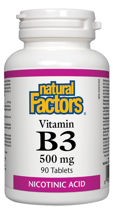 Natural Factors Vitamin B3 500 mg 90 tab