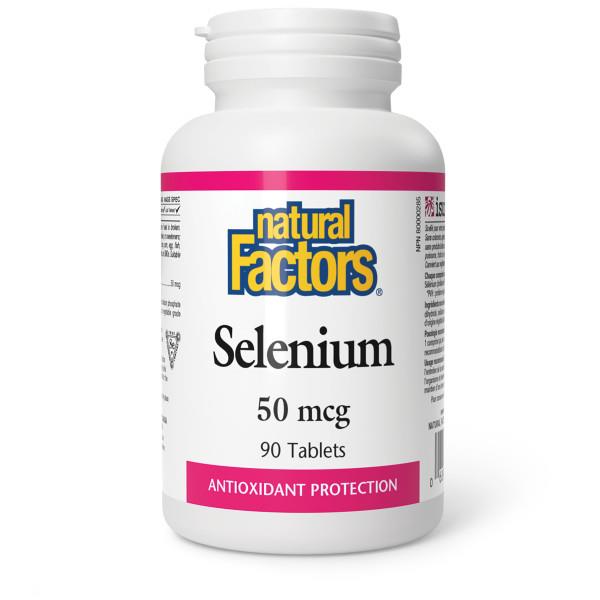 Natural Factors Selenium 50 mcg 90 tablets