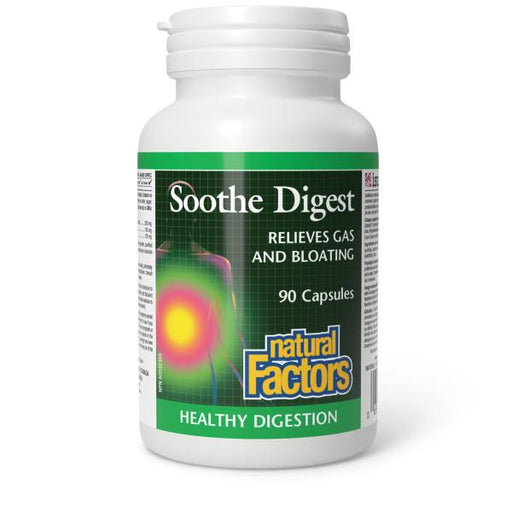 Natural Factors Smooth Digest 90 capsules. For Gas and Bloating