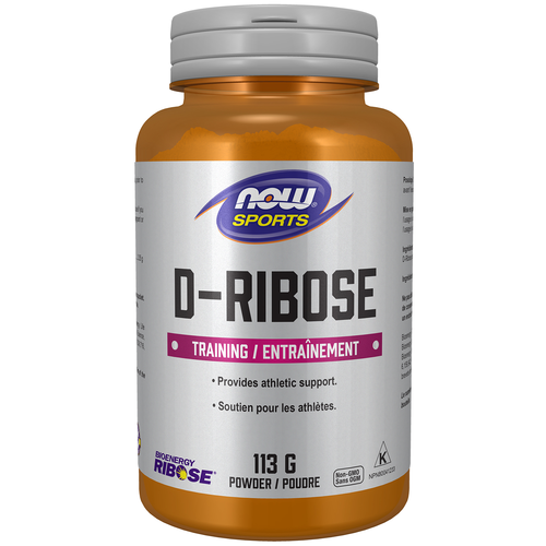 NOW Sports D-Ribose 113 gram. Enhances the benefit of Creatine