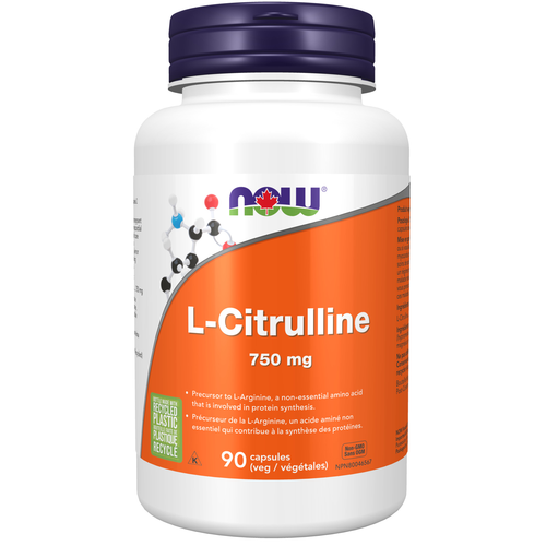 NOW L-Citruline 750mg 90 Capsules