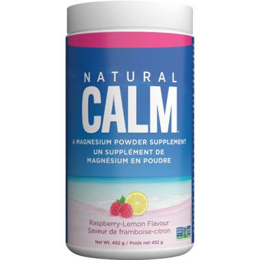 Natural Calm Magnesium Powder Raspberry Lemonade 452grams