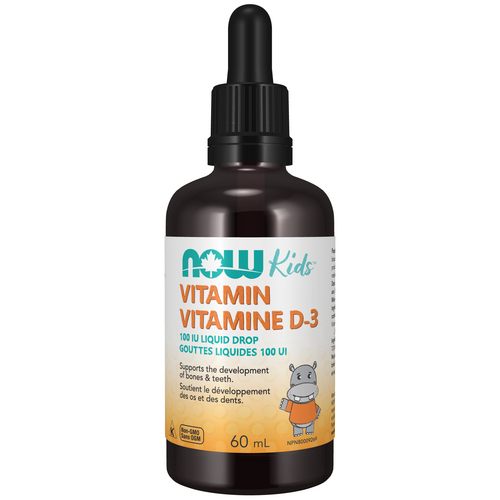 NOW Kids Vitamin D-3 Liquid Drops 60ml