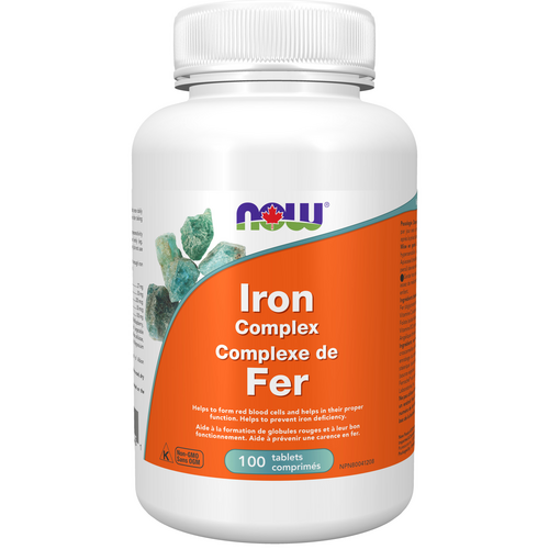 NOW Iron Complex 100 tablets