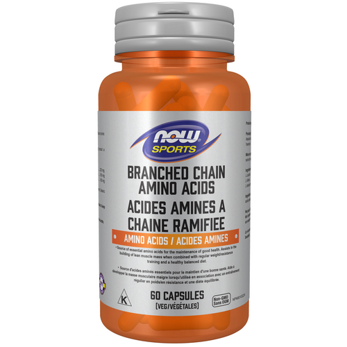 Now Branch Chain Amino Acids 60 Capsules