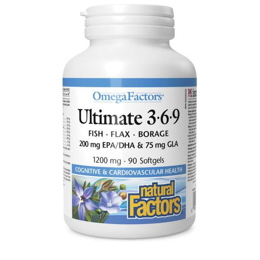 Natural Factors Omega 3•6•9 softgels 90 capsules