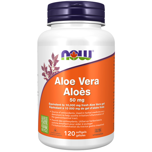 NOW Aloe Vera Concentrate 50mg 120 capsules