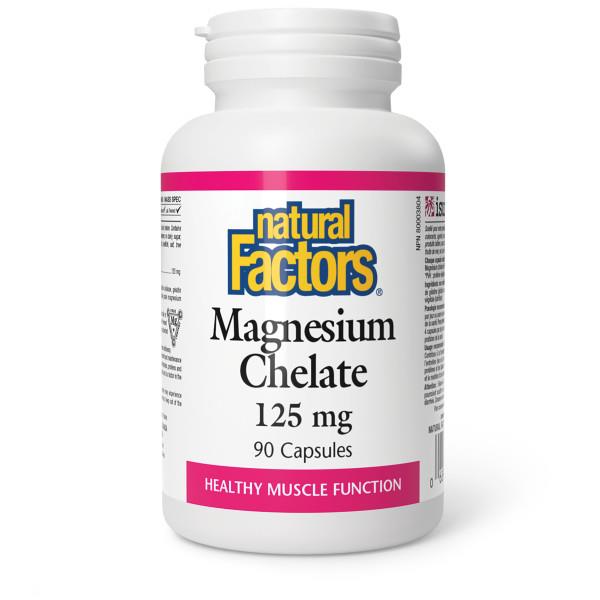 Natural Factors Magnesium Chelate 125 mg