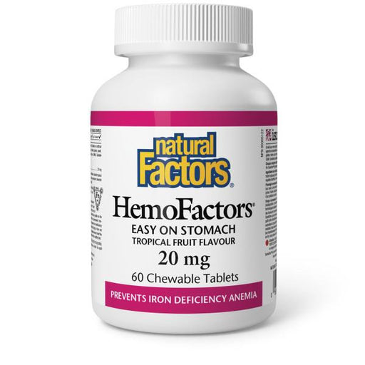 Natural Factors HemoFactors 20 mg 60  chewable tablets