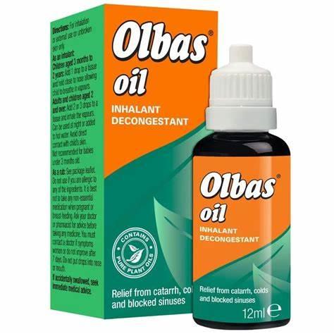 Olbas Oil 15ml. For Nasal Congestion, Coughs and Catarrhs