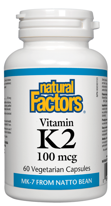 Natural Factors Vitamin K2 100 mcg 60 capsules