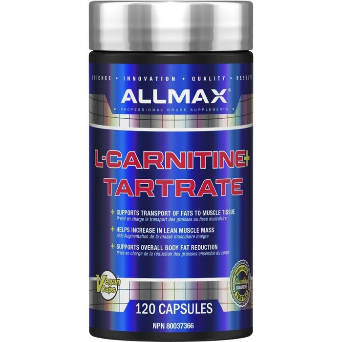 Allmax L-CarnitineTartrate 120 capsules | YourGoodHealth