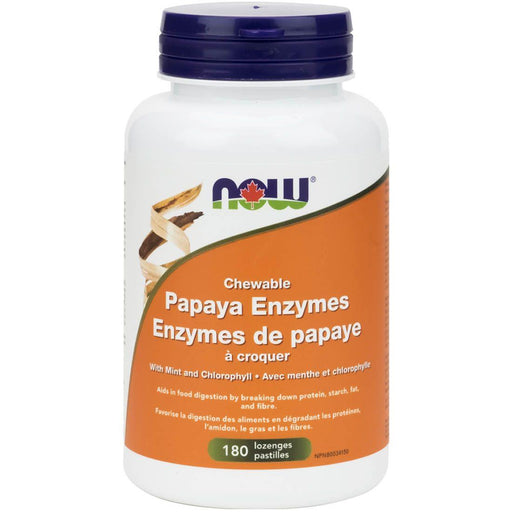 NOW Papaya Enzyme 180 Chewable | YourGoodHealth