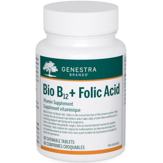 Genestra Bio B12 with Folic Acid 60 tablets | YourGoodHealth