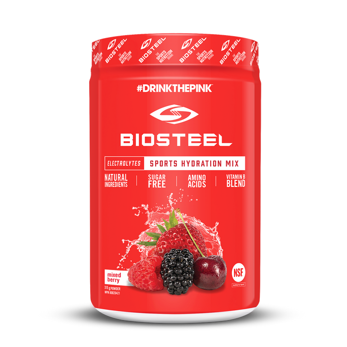 Biosteel Hydration Berry 315g. 45 Servings For Energy, Hydration and Electrolyte Replacement. Caffeine Free