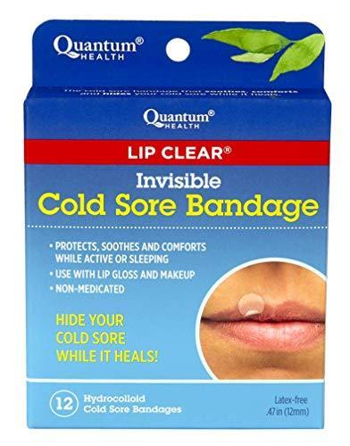 Quantum Lip Clear Cold Sore Bandage.