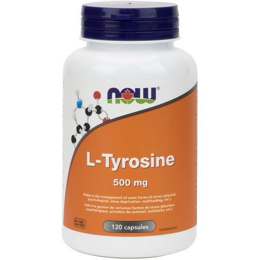 NOW L Tyrosine 500mg 120 capsules | YourGoodHealth