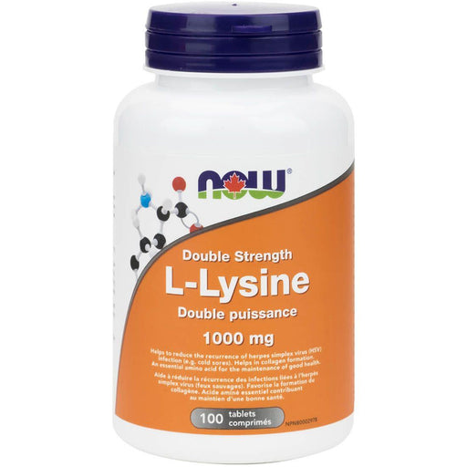 NOW Lysine 1,000 mg 100 Tablets | YourGoodHealth