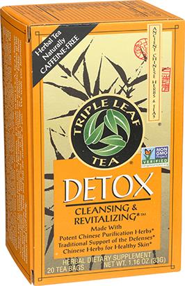 Triple Leaf Detox Herbal Tea 20 Tea Bags