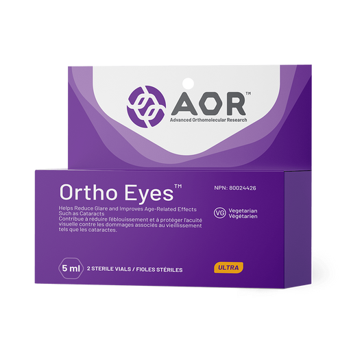 AOR Ortho Eye Drops. For Cataracts and Macular Degeneration