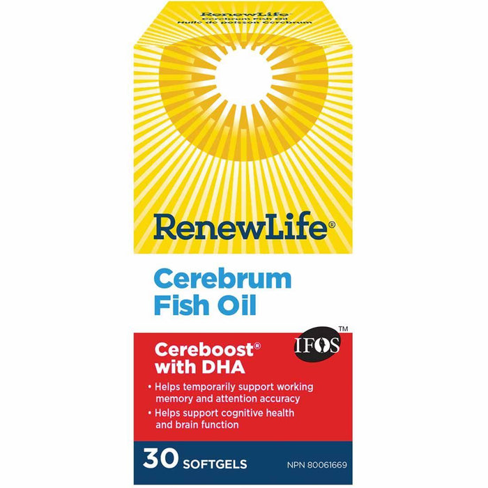 Renew Life Cerebrum Fish Oils 30 caps | YourGoodHealth