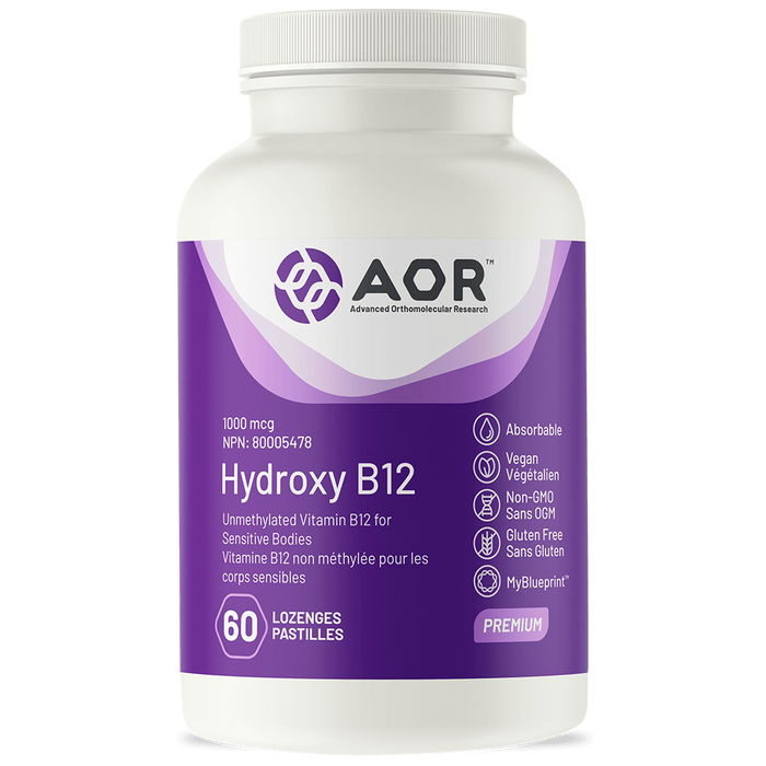 AOR Hydroxy B12 1000mcg 60capsules
