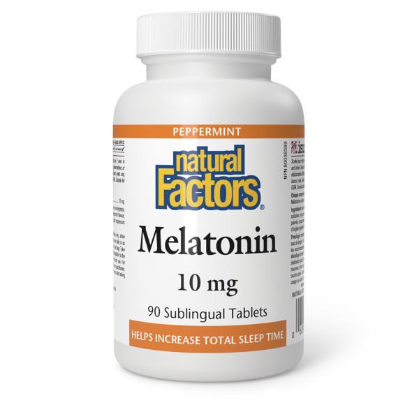Natural Factors Melatonin 10mg 90 tablets | YourGoodHealth