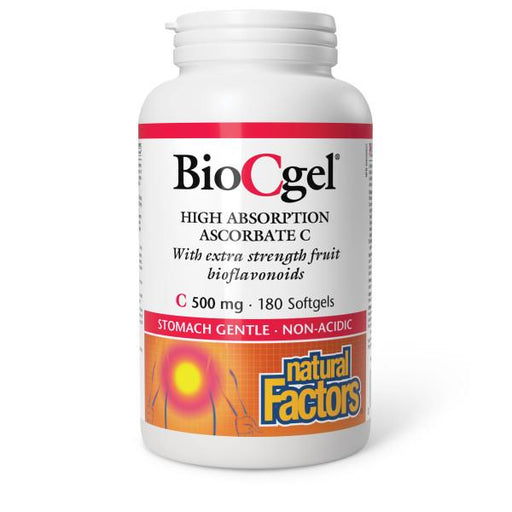 Natural Factors BioC Gel 500mg 180caps | YourGoodHealth