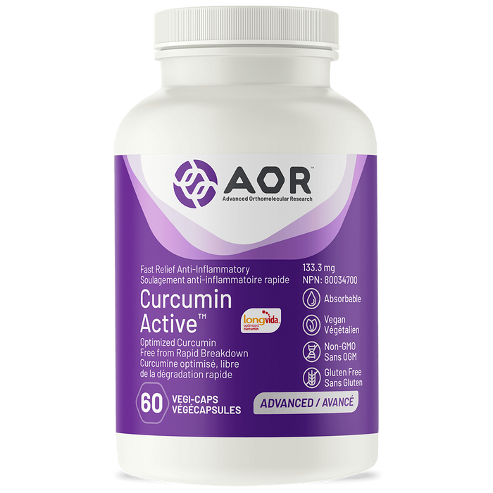 AOR Curcumin Active 60capsules. For Joint Pain & Inflammation