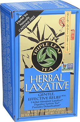 Triple Leaf Herbal Laxative Tea 20 Tea Bags