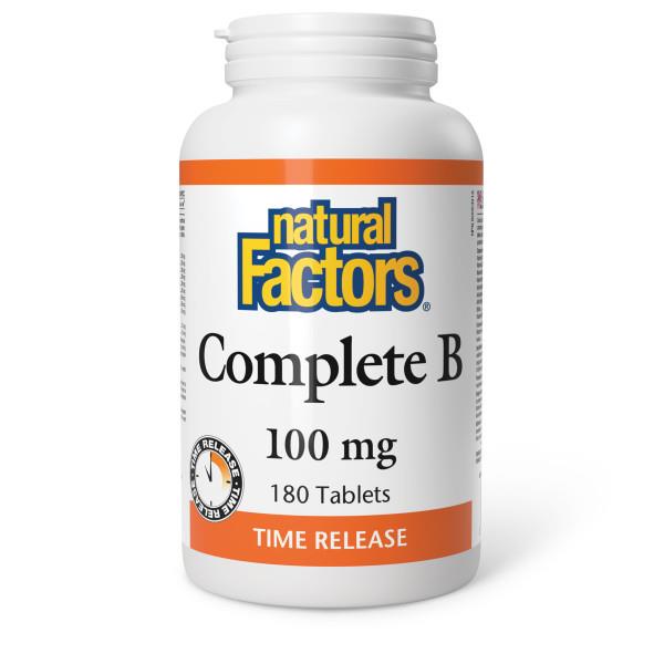 Natural Factors Complete B 100mg 180 tables | YourGoodHealth