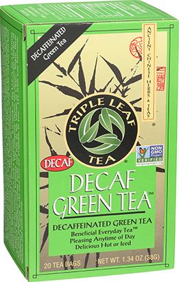 Triple Leaf Decaf Green Tea 20 Tea bags
