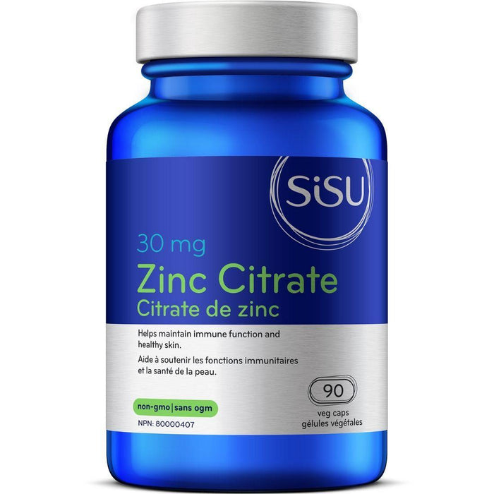 SISU Zinc Citrate 30mg 90 tablets | YourGoodHealth