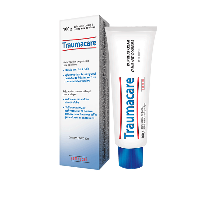Homeocan Traumacare Cream 100g. For Muscle & Joint Pain, Inflammation, Bruising