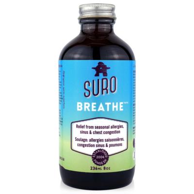 Suro Breathe 236ml. For relief of Allergies, Sinus and Chest Congestion