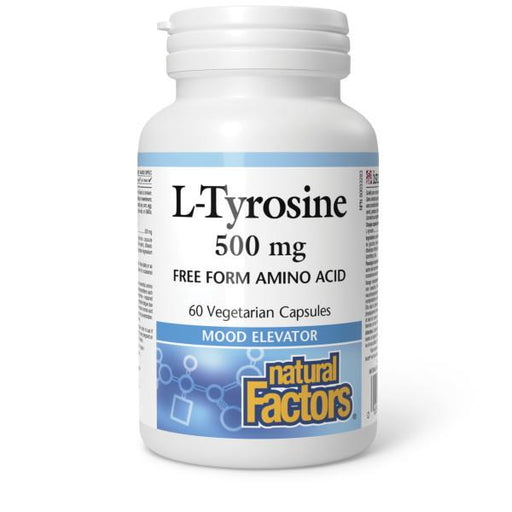 Natural Factors L-Tyrosine 500mg 60caps | YourGoodHealth