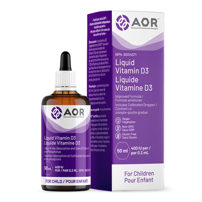 AOR Vitamin D liquid for Kids 50ml