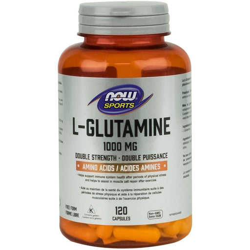 NOW Glutamine 1000mg 120 Capsules | YourGoodHealth