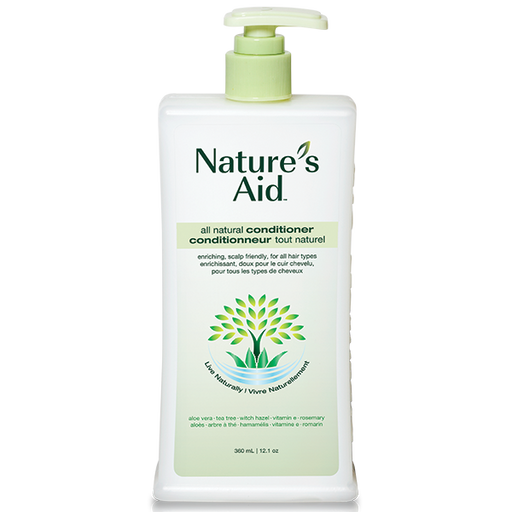 Natures Aid Nature Conditioner 360ml. For Split Ends, Fizz, Moisture and Shine