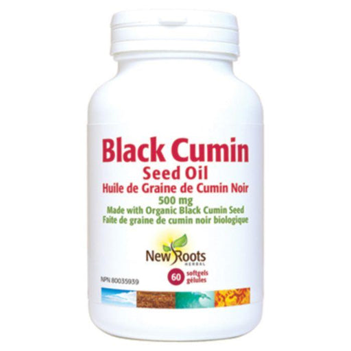 New Roots Black Cumin Seed Oil 500 mg 60 Capsules | YourGoodHealth