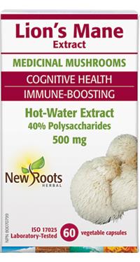 New Roots Lion's Mane Extract 60 caps | YourGoodHealth