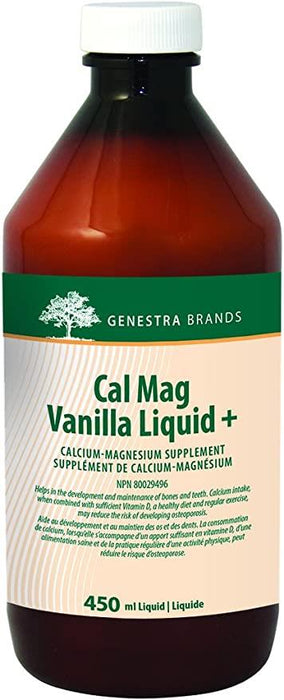 Genestra Cal Mag Vanilla Liquid + | YourGoodHealth