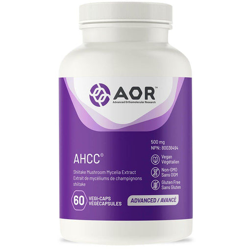 AOR AHCC 500mg 60capsules | YourGoodHealth