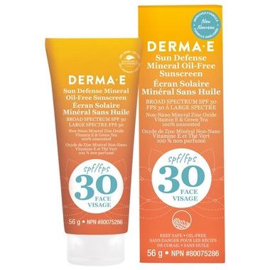 Derma E SPF Face
Natural Mineral Sunscreen SPF 30 Oil-Free Face Lotion