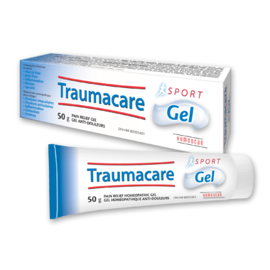 Homeocan Traumacare Sport Gel 50g.  For Muscle & Joint Pain, Inflammation, Bruising
