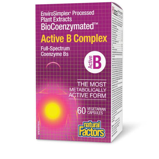 Natural Factors Active B Complex 60's | YourGoodHealth